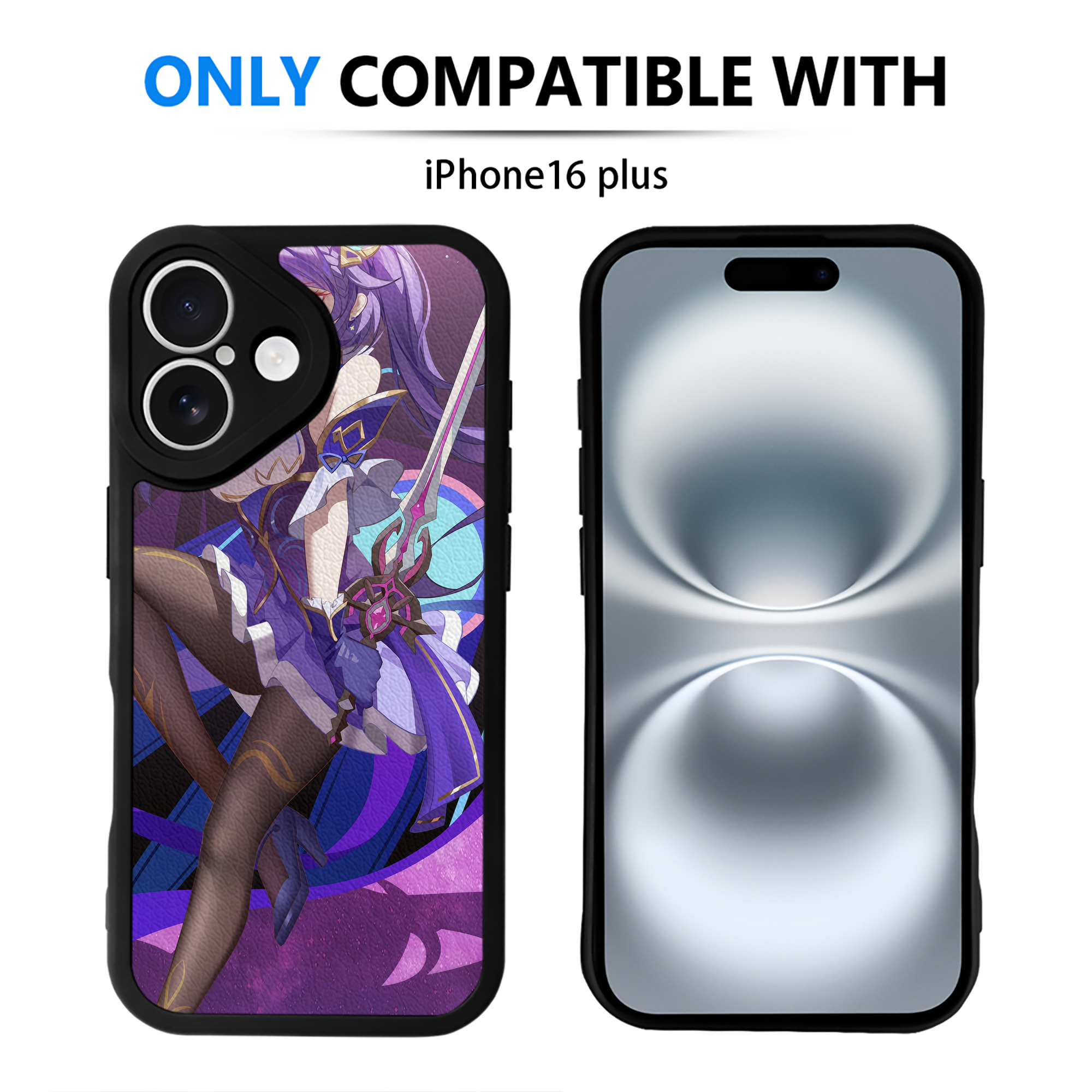 （画像用） 葬送のフリーレン Frieren 【iPhone 16シリーズ対応】シリコンスマホケース（レザー調） 材質：シリコン